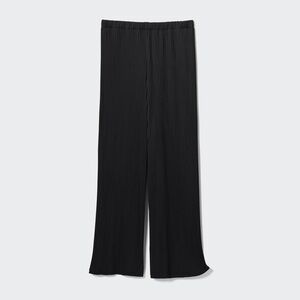 Uniqlo Black Pleated High-Waisted Straight Pants S